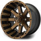 Lakeside Buggies MODZ Assault Bronze 12" Golf Cart Wheel- G1-5201-BRZ Modz Wheels