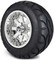 Lakeside Buggies MODZ 12" Assault Chrome Wheels & Street Tires Combo- G1-5201-CM STREET OPTION Modz Tire & Wheel Combos