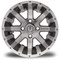 Lakeside Buggies MODZ Assault Gunmetal 12" Golf Cart Wheel- G1-5201-GMF Modz Wheels