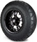 Lakeside Buggies MODZ 12" Vampire Glossy Black Wheels & Street Tires Combo- G1-5202-GB STREET OPTION Modz Tire & Wheel Combos