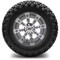 Lakeside Buggies MODZ 12" Tempest Gunmetal Wheels & Off-Road Tires Combo- G1-5203-GM OFF-ROAD OPTION Modz Tire & Wheel Combos