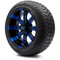 Lakeside Buggies MODZ 12" Tempest Blue and Black Wheels & Street Tires Combo- G1-5203-MBB STREET OPTION Modz Tire & Wheel Combos