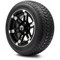 Lakeside Buggies MODZ 12" Aftershock Machined Black Wheels & Street Tires Combo- G1-5210-MB STREET OPTION Modz Tire & Wheel Combos