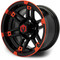 Lakeside Buggies MODZ Aftershock Red & Black 14" Golf Cart Wheel- G1-5410-MBR Modz Wheels