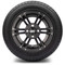 Lakeside Buggies MODZ 12" Enforcer Matte Black Wheels & Street Tires Combo- G1-5211-MTB STREET OPTION Modz Tire & Wheel Combos