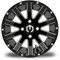 Lakeside Buggies MODZ Mauler Glossy Black 12" Golf Cart Wheel- G1-5212-BB Modz Wheels