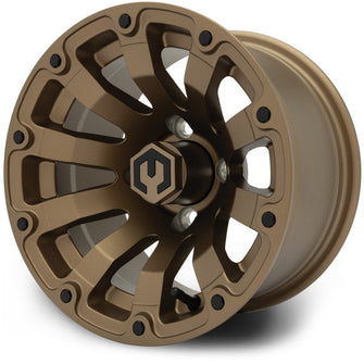 Lakeside Buggies MODZ Bomber Matte Bronze 12" Golf Cart Wheel- G1-5215-BRZ Modz Wheels