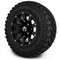 Lakeside Buggies MODZ 12" Bomber Matte Black Wheels & Off-Road Tires Combo- G1-5215-MTB OFF-ROAD OPTION Modz Tire & Wheel Combos