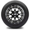 Lakeside Buggies MODZ 12" Vortex Matte Black Wheels & Street Tires Combo- G1-5216-MTB STREET OPTION Modz Tire & Wheel Combos