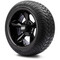 Lakeside Buggies MODZ 12" Godfather Glossy Black Wheels & Street Tires Combo- G1-5218-GB STREET OPTION Modz Tire & Wheel Combos