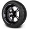 Lakeside Buggies MODZ 14" Ambush Glossy Black Wheels & Street Tires Combo- G1-5400-GB STREET OPTION Modz Tire & Wheel Combos