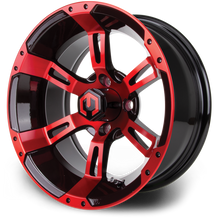 Lakeside Buggies MODZ Ambush Red & Black 14" Golf Cart Wheel- G1-5400-MBR Modz Wheels