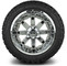 Lakeside Buggies MODZ 14" Assault Chrome Wheels & Off-Road Tires Combo- G1-5401-CM OFF-ROAD OPTION Modz Tire & Wheel Combos