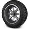 Lakeside Buggies MODZ 14" Assault Matte Gunmetal Wheels & Off-Road Tires Combo- G1-5401-GM OFF-ROAD OPTION Modz Tire & Wheel Combos