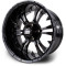 Lakeside Buggies MODZ Vampire Glossy Black 14" Golf Cart Wheel- G1-5402-GB Modz Wheels