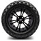 Lakeside Buggies MODZ 14" Vampire Glossy Black Wheels & Off-Road Tires Combo- G1-5402-GB OFF-ROAD OPTION Modz Tire & Wheel Combos