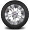 Lakeside Buggies MODZ 14" Vampire Gunmetal Wheels & Off-Road Tires Combo- G1-5402-GM OFF-ROAD OPTION Modz Tire & Wheel Combos