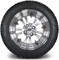 Lakeside Buggies MODZ 14" Vampire Gunmetal Wheels & Street Tires Combo- G1-5402-GM STREET OPTION Modz Tire & Wheel Combos