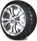 Lakeside Buggies MODZ 14" Vampire Gunmetal Wheels & Street Tires Combo- G1-5402-GM STREET OPTION Modz Tire & Wheel Combos