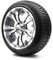 Lakeside Buggies MODZ 14" Vampire Gunmetal Wheels & Street Tires Combo- G1-5402-GM STREET OPTION Modz Tire & Wheel Combos