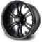 Lakeside Buggies MODZ Vampire Matte Black 14" Golf Cart Wheel- G1-5402-MTB Modz Wheels