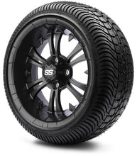 Lakeside Buggies MODZ 14" Vampire Matte Black Wheels & Street Tires Combo- G1-5402-MTB STREET OPTION Modz Tire & Wheel Combos