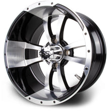 Lakeside Buggies MODZ Storm Trooper Machine & Black 14" Golf Cart Wheel- G1-5404-MB Modz Wheels