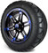 Lakeside Buggies MODZ 14" Aftershock Blue and Black Wheels & Street Tires Combo- G1-5410-MBB STREET OPTION Modz Tire & Wheel Combos