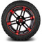 Lakeside Buggies MODZ 14" Aftershock Red and Black Wheels & Off-Road Tires Combo- G1-5410-MBR OFF-ROAD OPTION Modz Tire & Wheel Combos