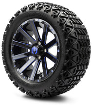 Lakeside Buggies MODZ 14" Mauler Glossy Black and Blue with Ball Mill Wheels & Off-Road Tires Combo- G1-5412-BBB OFF-ROAD OPTION Modz Tire & Wheel Combos