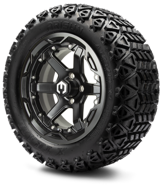 Lakeside Buggies MODZ 14" Gladiator Glossy Black Wheels and Off-Road Tires Combo- G1-5413-GB OFF-ROAD OPTION Modz Tire & Wheel Combos