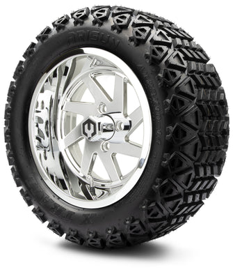 Lakeside Buggies MODZ® 14" Mayhem Chrome Wheels & Off-Road Tires Combo- CHROME Modz Tire & Wheel Combos