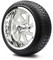 Lakeside Buggies MODZ 14" Fury Chrome Wheels & Street Tires Combo- G1-5414-CM STREET OPTION Modz Tire & Wheel Combos