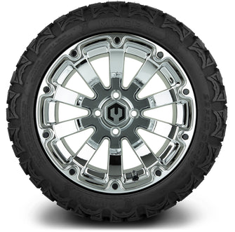 Lakeside Buggies MODZ® 14" Mayhem Chrome Wheels & Off-Road Tires Combo- CHROME Modz Tire & Wheel Combos