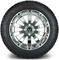 Lakeside Buggies MODZ 14" Bomber Chrome Wheels & Street Tires Combo- G1-5415-CM STREET OPTION Modz Tire & Wheel Combos