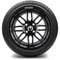 Lakeside Buggies MODZ 14" Mayhem Glossy Black with Ball Mill Wheels & Street Tires Combo- G1-5417-BB STREET OPTION Modz Tire & Wheel Combos