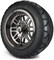 Lakeside Buggies MODZ 14" Mayhem Brushed Gunmetal with Ball Mill Wheels & Street Tires Combo- G1-5417-BGM STREET OPTION Modz Tire & Wheel Combos