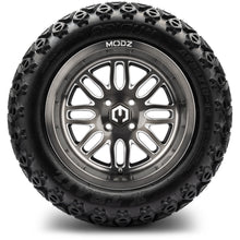 Lakeside Buggies MODZ® 14" Mayhem Brushed Gunmetal with Ball Mill Wheels & Off-Road Tires Combo- GUNMETAL Modz Tire & Wheel Combos