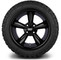 Lakeside Buggies MODZ 14" Godfather Glossy Black Wheels & Off-Road Tires Combo- G1-5418-GB OFF-ROAD OPTION Modz Tire & Wheel Combos