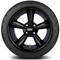 Lakeside Buggies MODZ 14" Godfather Glossy Black Wheels & Street Tires Combo- G1-5418-GB STREET OPTION Modz Tire & Wheel Combos