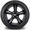 Lakeside Buggies MODZ 14" Godfather Glossy Black Wheels & Street Tires Combo- G1-5418-GB STREET OPTION Modz Tire & Wheel Combos