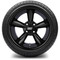 Lakeside Buggies MODZ 14" Godfather Glossy Black Wheels & Street Tires Combo- G1-5418-GB STREET OPTION Modz Tire & Wheel Combos