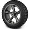 Lakeside Buggies MODZ 14" Godfather Gunmetal Wheels & Off-Road Tires Combo- G1-5418-GM OFF-ROAD OPTION Modz Tire & Wheel Combos