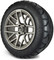 Lakeside Buggies MODZ 14" Matrix Gunmetal Wheels & Street Tires Combo- G1-5419-GM STREET OPTION Modz Tire & Wheel Combos