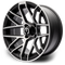 Lakeside Buggies MODZ Matrix Machine & Black 14" Golf Cart Wheel- G1-5419-MB Modz Wheels