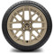 Lakeside Buggies MODZ 14" Matrix Matte Sand Wheels & Street Tires Combo- G1-5419-SND STREET OPTION Modz Tire & Wheel Combos