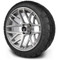 Lakeside Buggies MODZ 14" Matrix Silver Wheels & Street Tires Combo- G1-5419-SV STREET OPTION Modz Tire & Wheel Combos