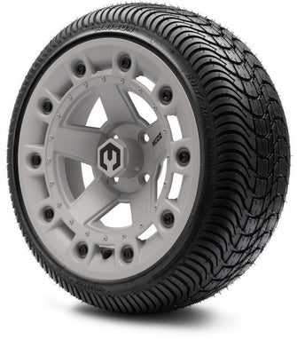 Lakeside Buggies MODZ 14" Defender Light Gray Wheels & Street Tires Combo- G1-5420-GRY STREET OPTION Modz Tire & Wheel Combos