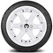 Lakeside Buggies MODZ 14" Gladiator Glossy White Wheels and Street Tires Combo- G1-5413-W STREET OPTION Modz Tire & Wheel Combos