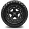 Lakeside Buggies MODZ 14" Defender Matte Black Wheels & Off-Road Tires Combo- G1-5420-MTB OFF-ROAD OPTION Modz Tire & Wheel Combos